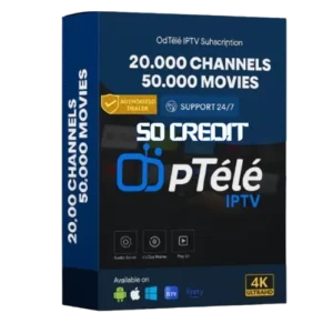 Abonnement IPTV Revendeur 50 Credits - IPTV Pro Panel