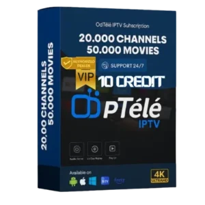 Abonnement IPTV VIP Revendeur 10 Credits - IPTV Panel 8k