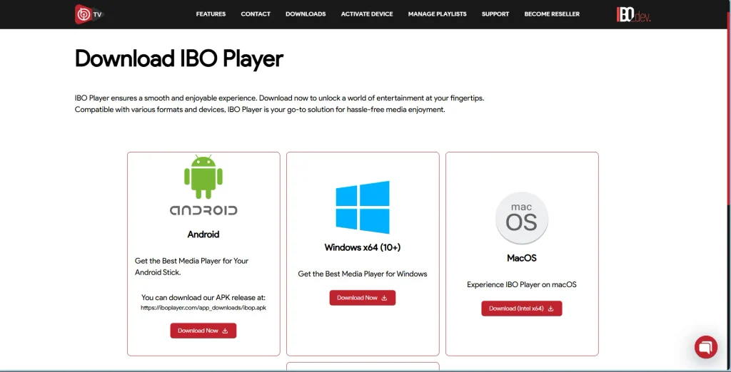 Download IBO Player IPTV