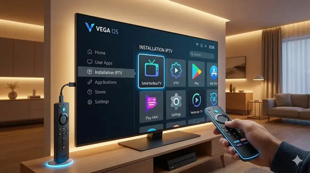 Fire TV 2026 & Vega OS Installer l'IPTV avec SmarterBoxTV