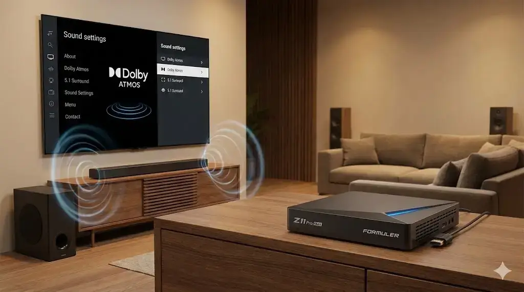 Formuler Z11 Pro Max Comment activer le son Dolby Atmos & 5.1 sur votre IPTV