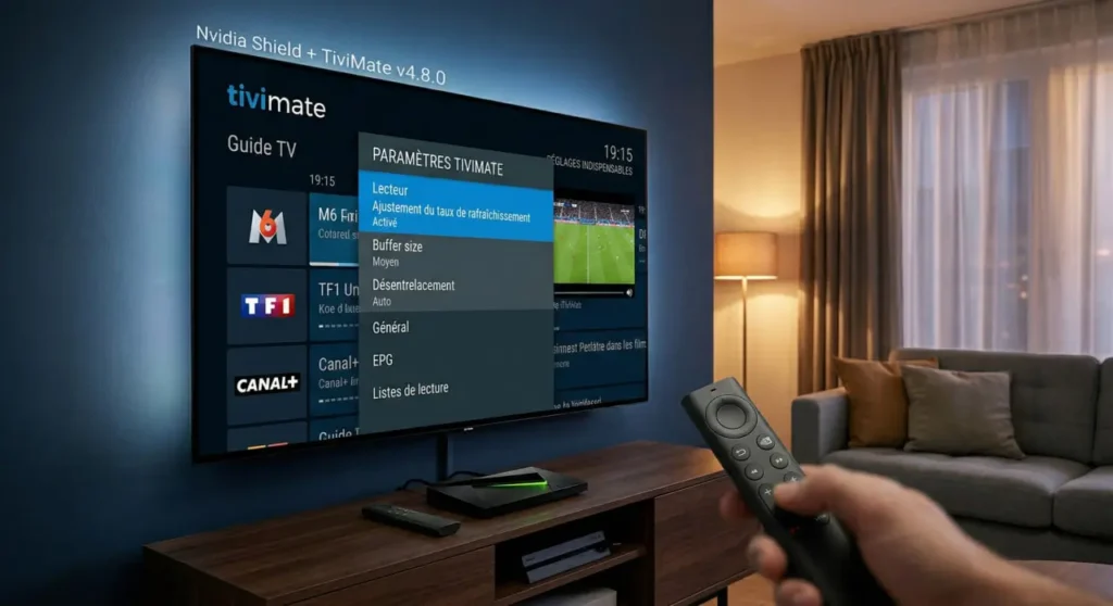 Les Réglages Indispensables Nvidia Shield + TiviMate