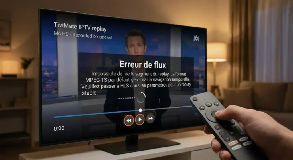 Stream Error” apparaît-elle sur TiviMate