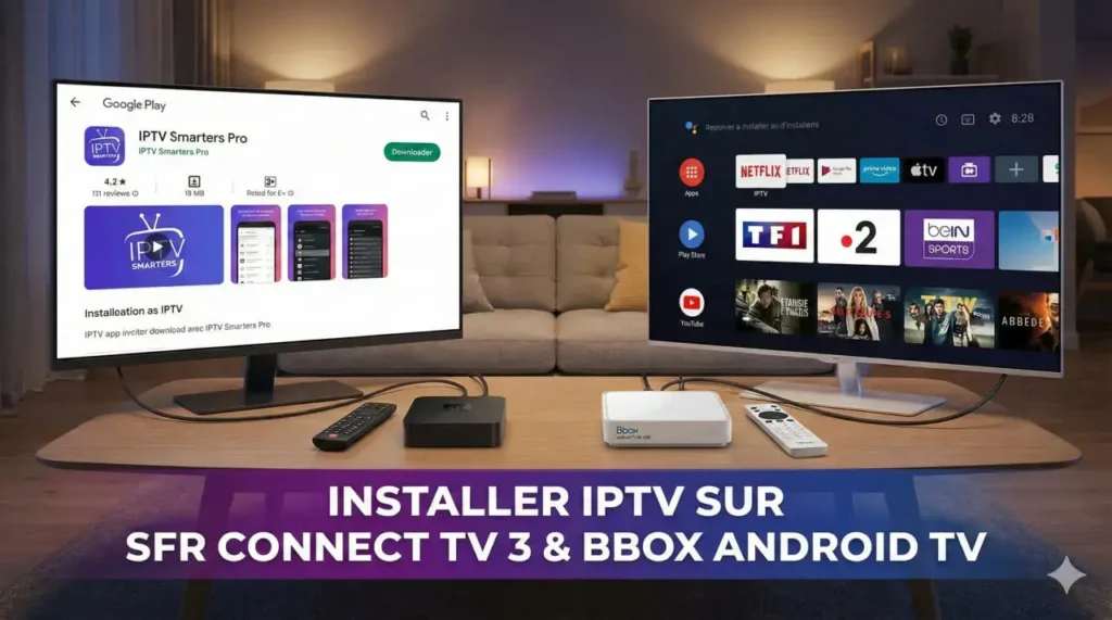 Installer IPTV sur SFR Connect TV 3 & Bbox Android TV
